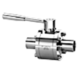 8.1.2 ISO - Tripartite ball cock/ball valve system KST - aseptic type