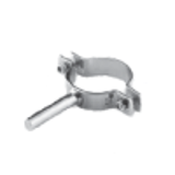 9.2 Pipe hangers with shank, polished