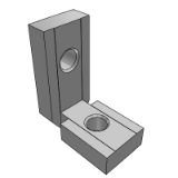 CM-10 - 40槽宽10.2系列铝型材--连接件*L型角槽连接件A型