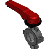 Butterfly valve type 55 - Lever type - ANSI