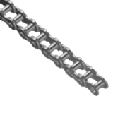 Simplex chains Bea ISO in stainless steel - Roller chains in 304 stainless steel - DIN 8187 - ISO 606