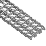 Triplex chains Bea ISO in stainless steel - Roller chains in 304 stainless steel - DIN 8187 - ISO 606
