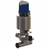 DCX3 DCX4 shut-off and divert valve - Elastomer NEOS X body 1 indicator with Sorio control top