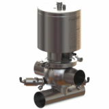 DCX3 DCX4 shut-off and divert valve - Diaphragm/PFA NEOS X body 2 indicators