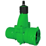 483-00 - Sewage water knife gate valve spigot/socket - BAIO® system