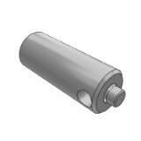 GLN - Guide shaft - with through-hole type - ordinary grade - one end external thread and one end internal thread type