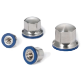 SCNL-HP-HD-E - Hexagon Cap Nut with Flange / SUS316L / Hygienic Design