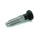 GN 717 - Stainless Steel Indexing Plungers, Type B, Non Lock-Out, without locknut, Inch