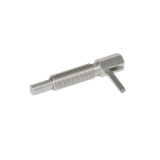 LRHS - Stainless Steel, Hand Retractable Spring Plungers, With L Handle, Lock-Out Type, Without Patch Inch