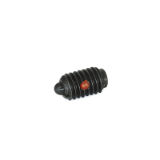 SPNL - Short Spring Plungers, Threaded Body Type, Type S- Steel Bolt, Light End Pressure, Without Nylon Locking Element Inch