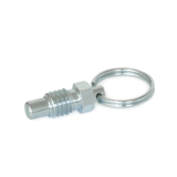 SPRP - Stubby Hand Retractable Spring Plungers, With Pull Ring, Non Lock-Out Type Inch