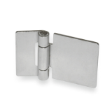 GN 136 - Sheet Metal Hinges, Stainless Steel, Type A without bores