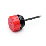 GN 663 - Breather cap with thread, Type B, with dipstick, with splash shields with PU filter